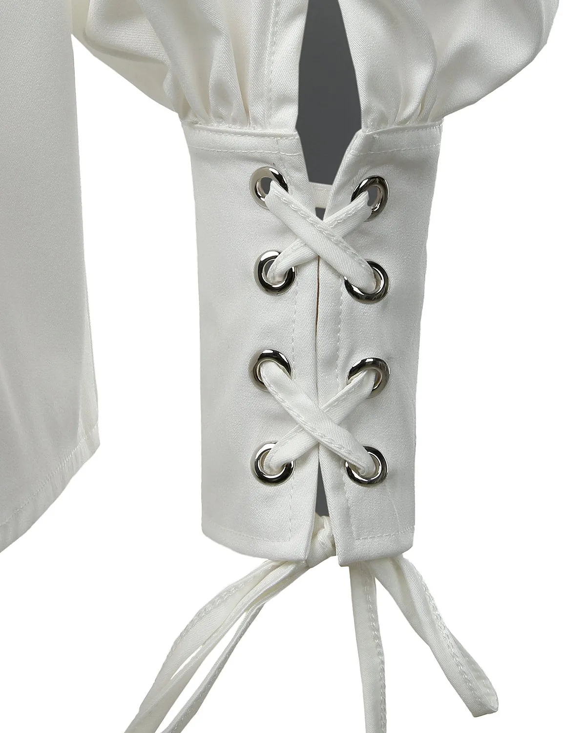 Mens Bandage Renaissance Shirts Gothic Pirate Cosplay Costume Tops